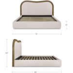 Camilla Queen Bed Oat 5 Camilla Queen Bed Oat FO-1037-05-0 FO 1037 05 0 70 dim