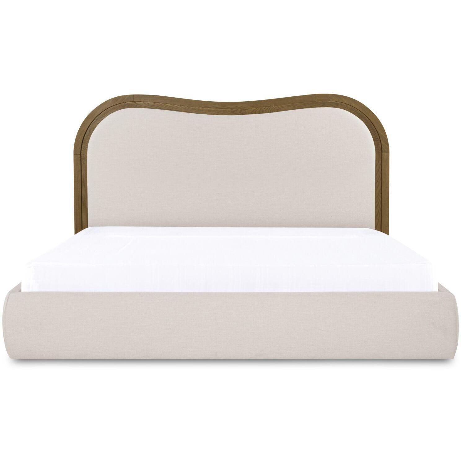 Camilla King Bed Oat 1 Camilla King Bed Oat