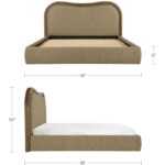 Camilla King Bed Green FO-1038-16-0 FO 1038 16 0 70 dim