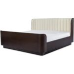 Scarlette King Bed Cream FO-1040-05-0 FO 1040 05 0 Scarlette diagL mattress shadsilo