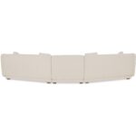 Fraser 3 Piece Modular Sectional with Slipper White FO-1041-05 FO 1041 05 Fraser back shadsilo