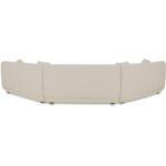 Fraser 3 Piece Modular Sectional with Wedge Slipper White FO-1042-05 FO 1042 05 Fraser back shadsilo