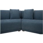 Fraser 3 Piece Modular Sectional with Wedge Slipper Deep Blue FO-1042-19 FO 1042 19 Fraser closeup01 shadsilo