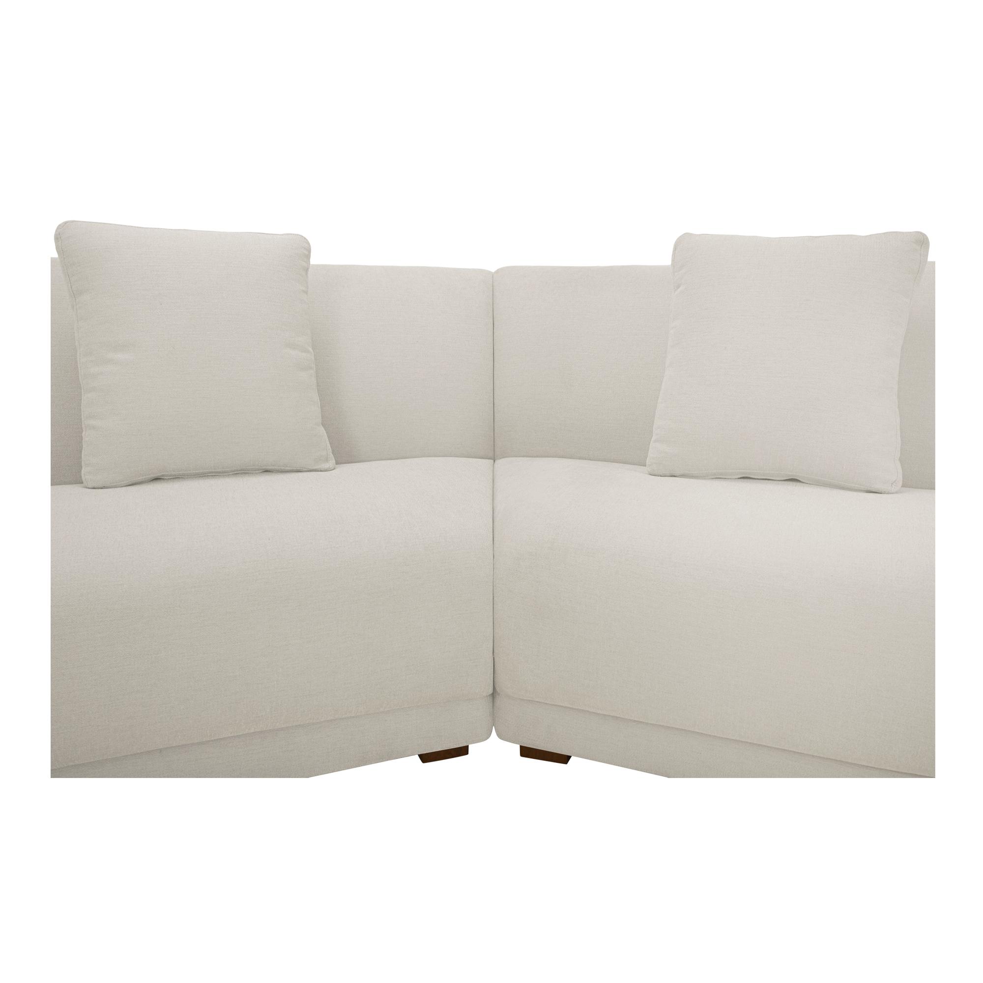 Fraser 4 Piece Modular Sectional White 4 Fraser 4 Piece Modular Sectional White - Image 4