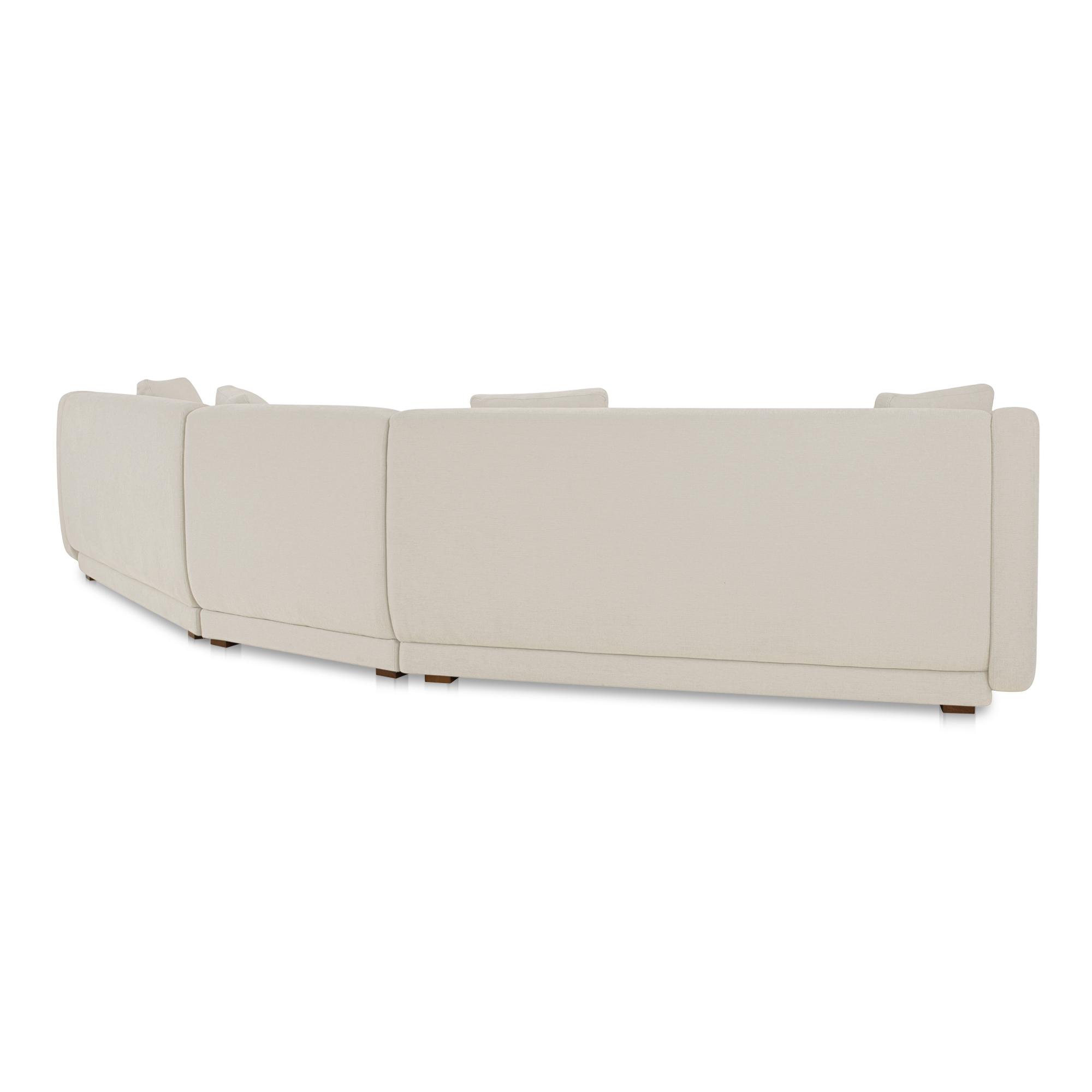 Fraser 4 Piece Modular Sectional White 2 Fraser 4 Piece Modular Sectional White - Image 2