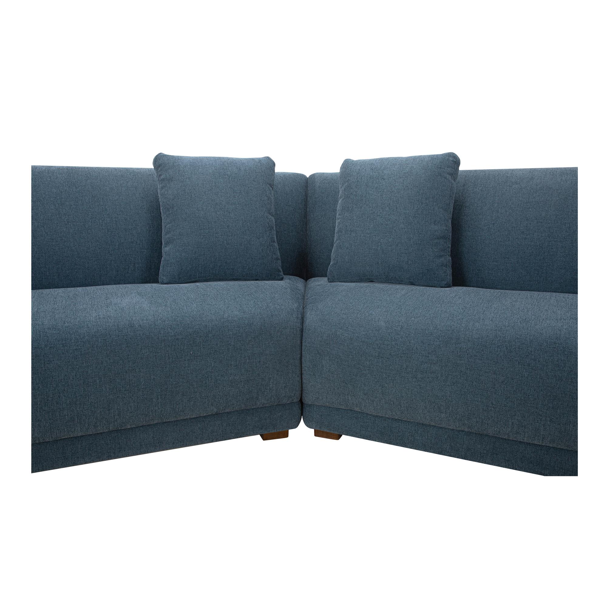 Fraser 4 Piece Modular Sectional Deep Blue 4 Fraser 4 Piece Modular Sectional Deep Blue - Image 4