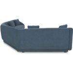 Fraser 4 Piece Modular Sectional Deep Blue FO-1043-19 FO 1043 19 Fraser diagL back shadsilo