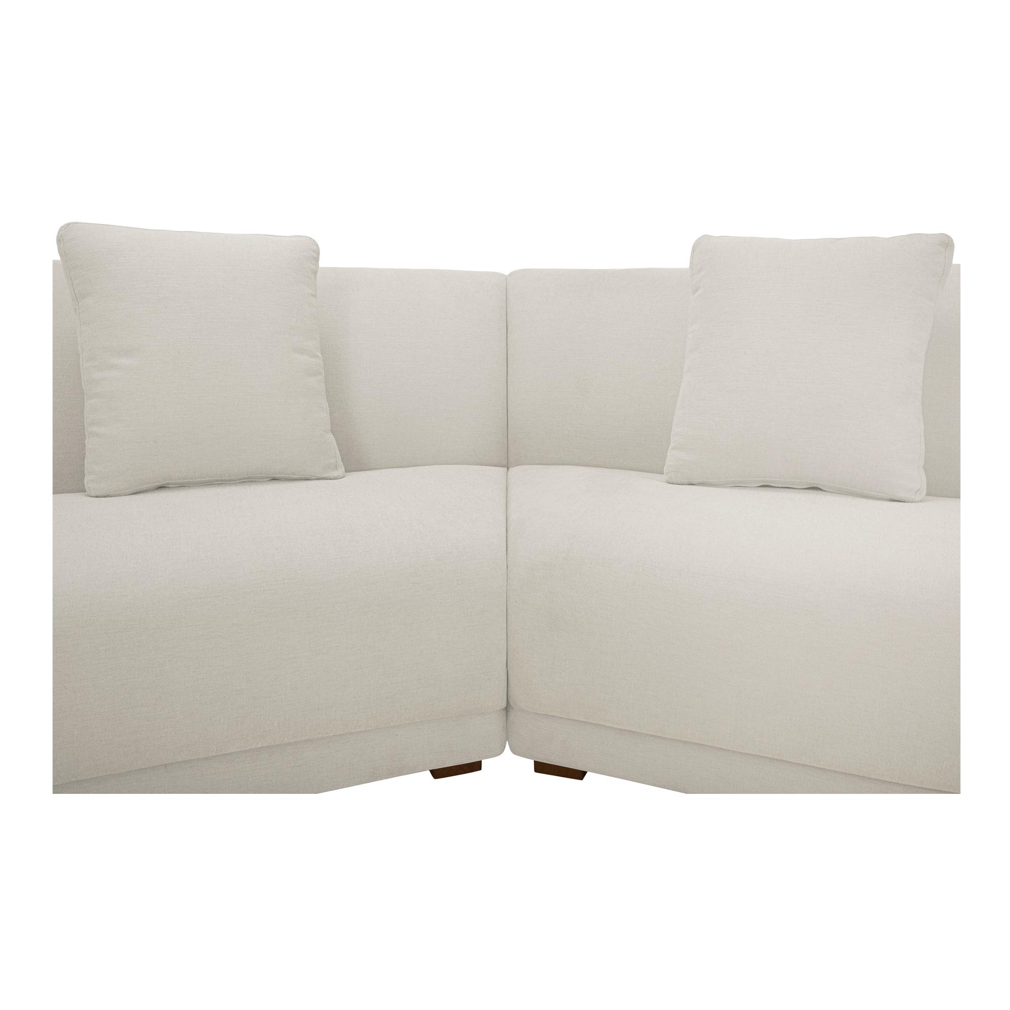 Fraser 5 Piece Modular Sectional White 4 Fraser 5 Piece Modular Sectional White - Image 4