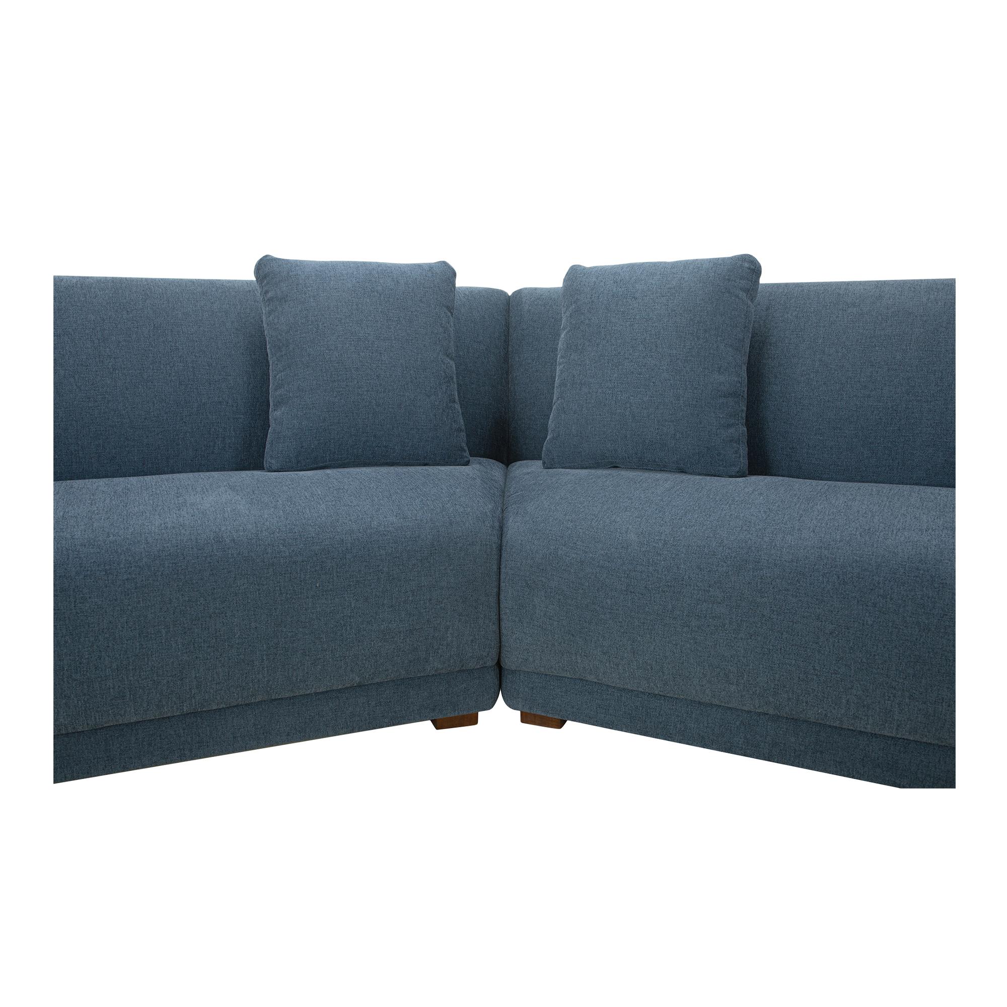 Fraser 5 Piece Modular Sectional Deep Blue 4 Fraser 5 Piece Modular Sectional Deep Blue - Image 4