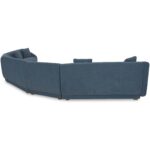 Fraser 5 Piece Modular Sectional Deep Blue FO-1044-19 FO 1044 19 Fraser diagL back shadsilo