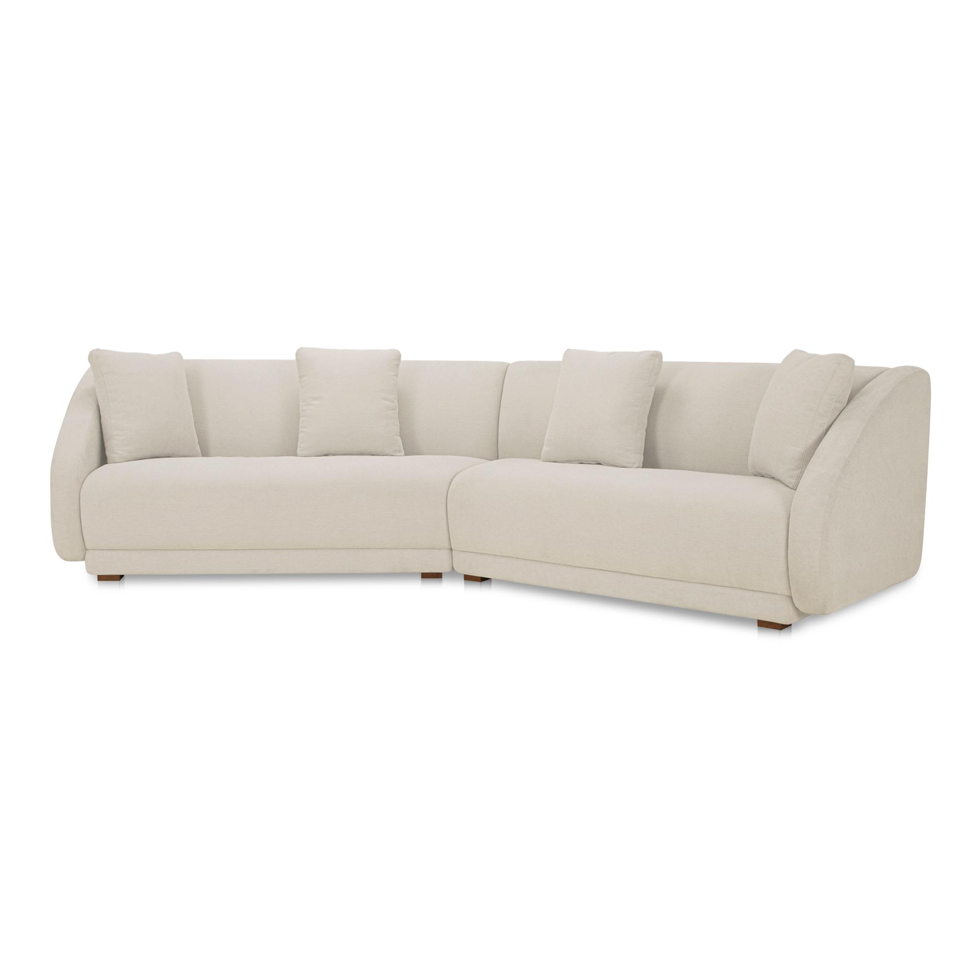 Fraser 2 Piece Modular Sofa White 2 Fraser 2 Piece Modular Sofa White - Image 2