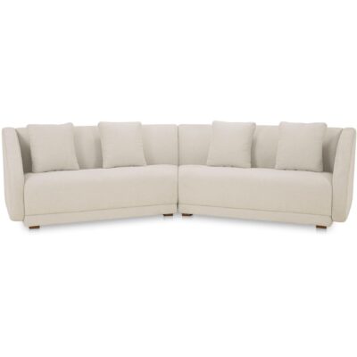 Fraser 2 Piece Modular Sofa White