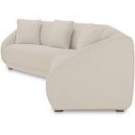 Fraser 2 Piece Modular Sofa White FO-1045-05 FO 1045 05 Fraser side left shadsilo