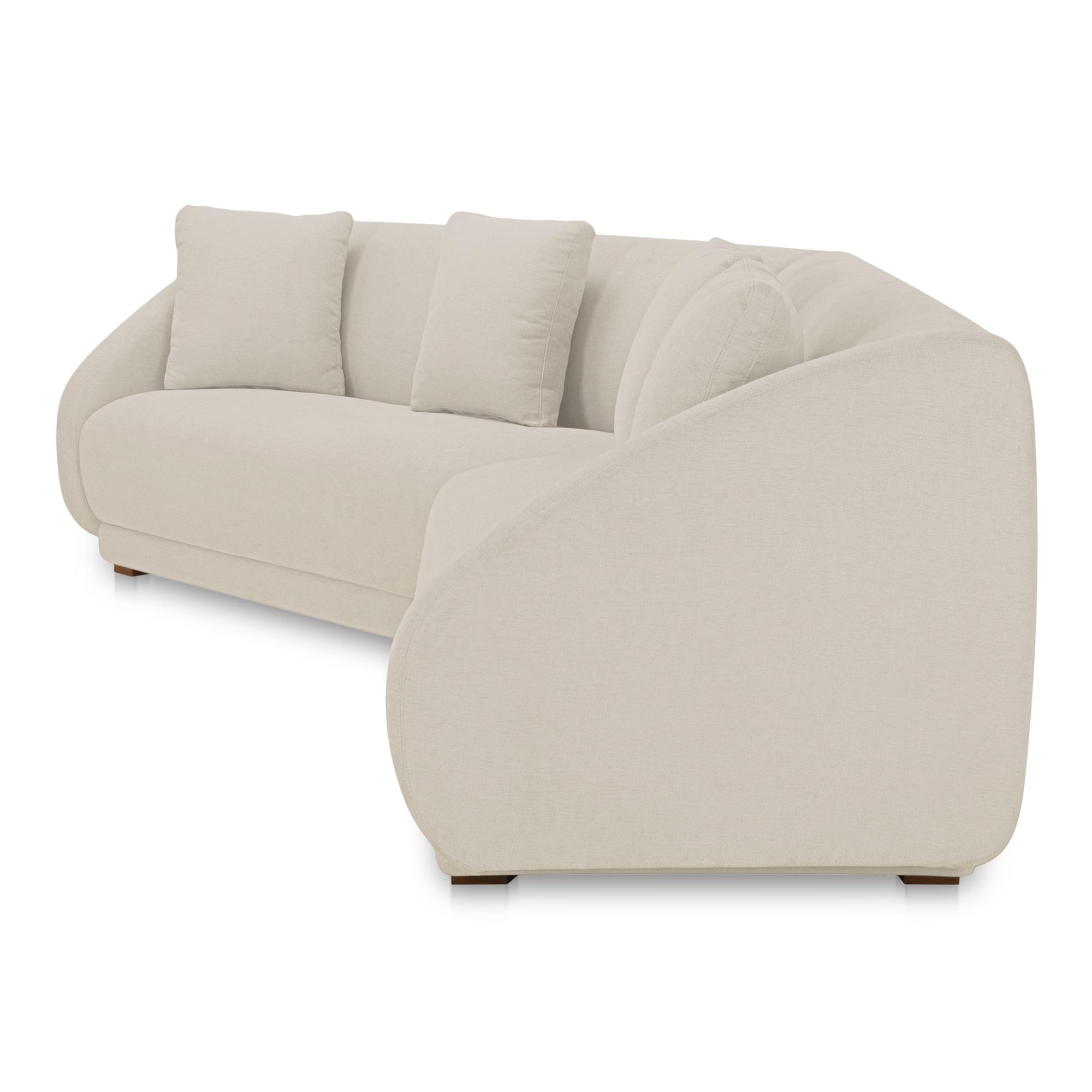 Fraser 2 Piece Modular Sofa White 3 Fraser 2 Piece Modular Sofa White - Image 3