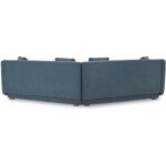 Fraser 2 Piece Modular Sofa Deep Blue FO-1045-19 FO 1045 19 Fraser back shadsilo