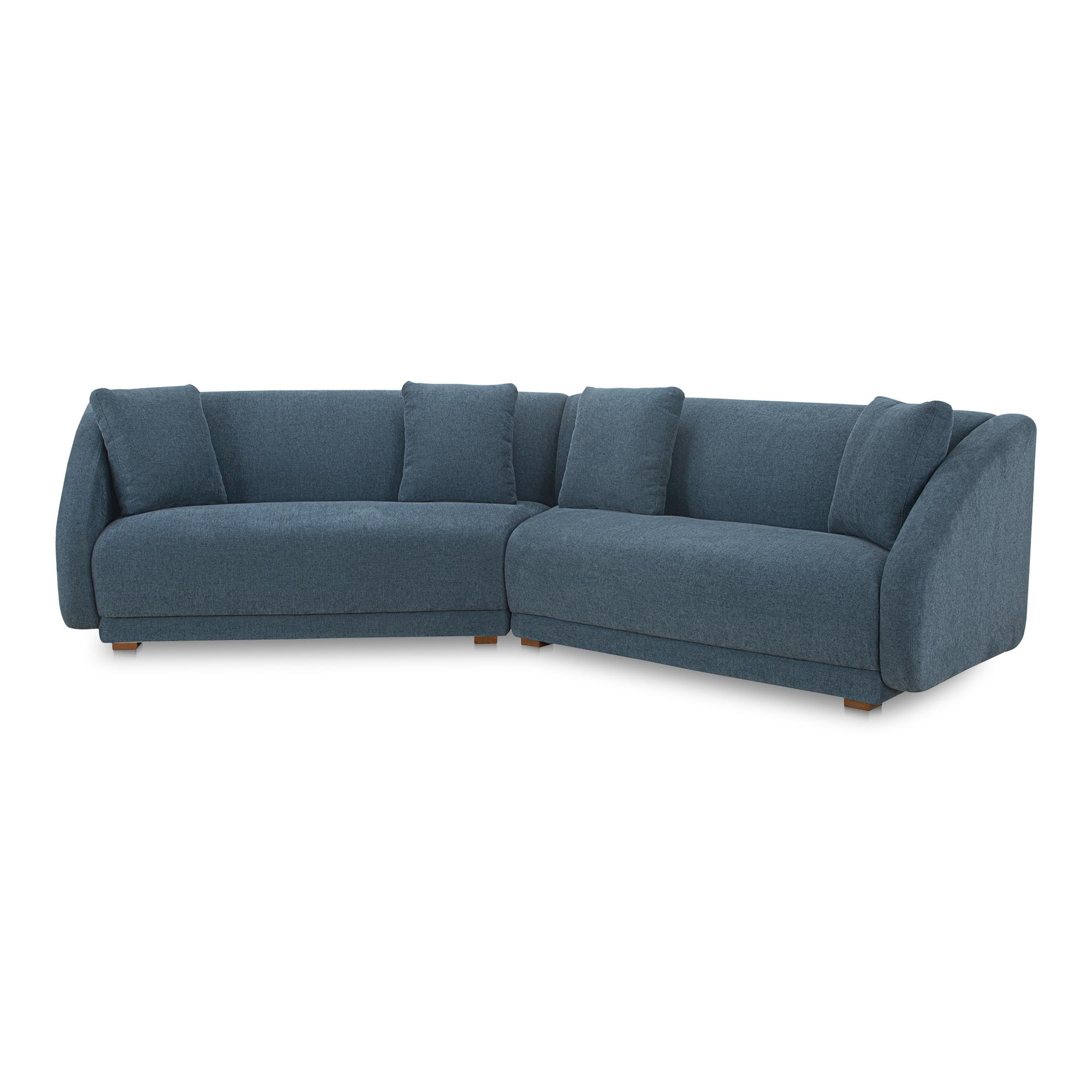 Fraser 2 Piece Modular Sofa Deep Blue 2 Fraser 2 Piece Modular Sofa Deep Blue - Image 2