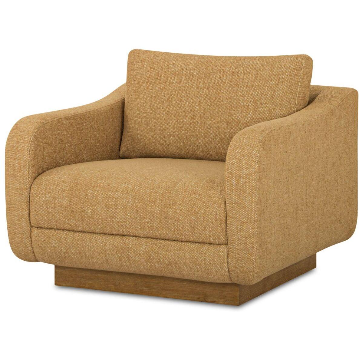 Keane Lounge Chair Ochre 2 Keane Lounge Chair Ochre - Image 2