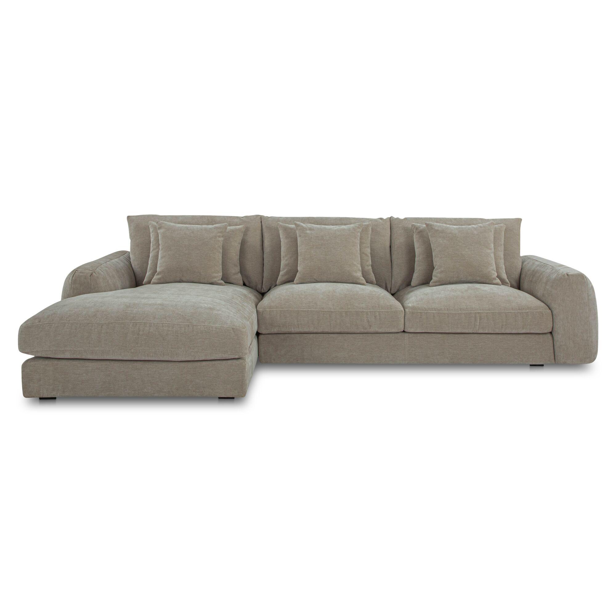 Berga Sectional Left Pebble