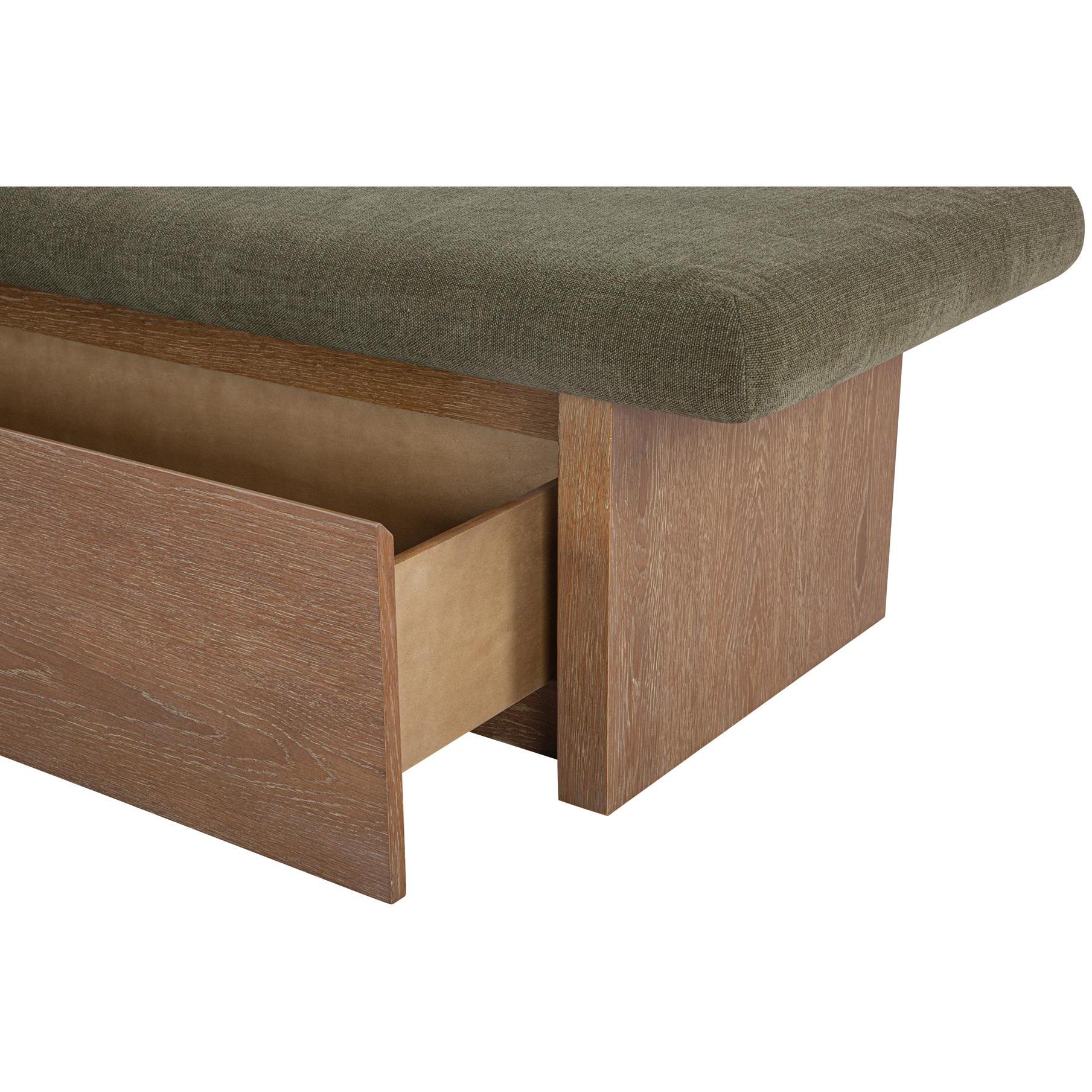 Gemma Storage Bench Dark Green 5 Gemma Storage Bench Dark Green - Image 5