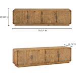 Monterey Media Cabinet Rustic Blonde FR-1027-21 FR 1027 21 70