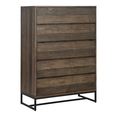 Elena 5 Drawer Chest Brown FR-1029-21 FR 1029 21 01