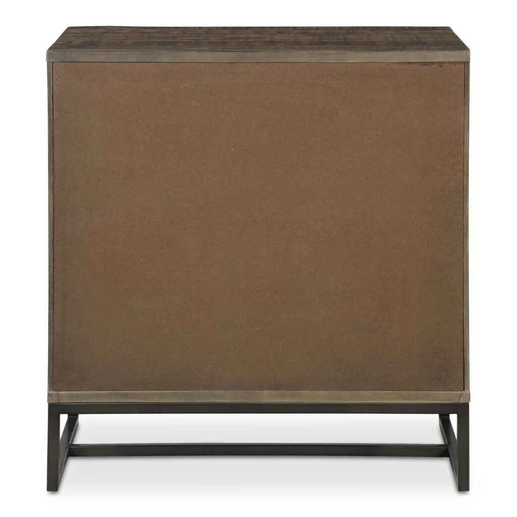 Elena 3 Drawer Nightstand Brown - Image 7