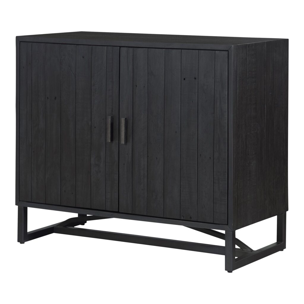 Sierra 2 Door Cabinet Black - Image 3