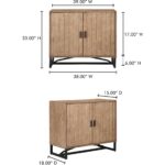Sierra 2 Door Cabinet Natural FR-1035-23 FR 1035 23 70