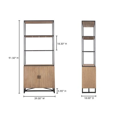 Sierra Bookshelf Natural FR-1043-24-0 FR 1043 24 0 70