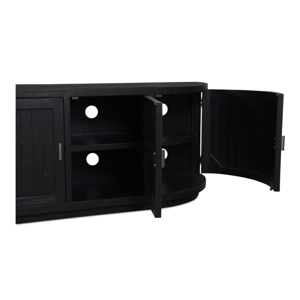 Nicola Media Cabinet Black - Image 9