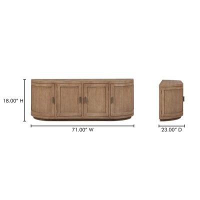 Nicola Media Cabinet Natural FR-1045-23 FR 1045 23 70