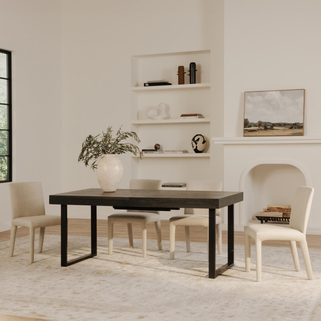 Ben Extension Dining Table Black - Image 11