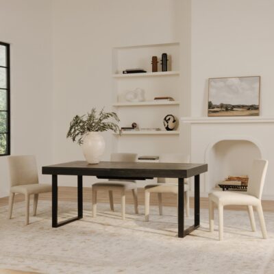 Ben Extension Dining Table Black FR-1046-02 FR 1046 02 51