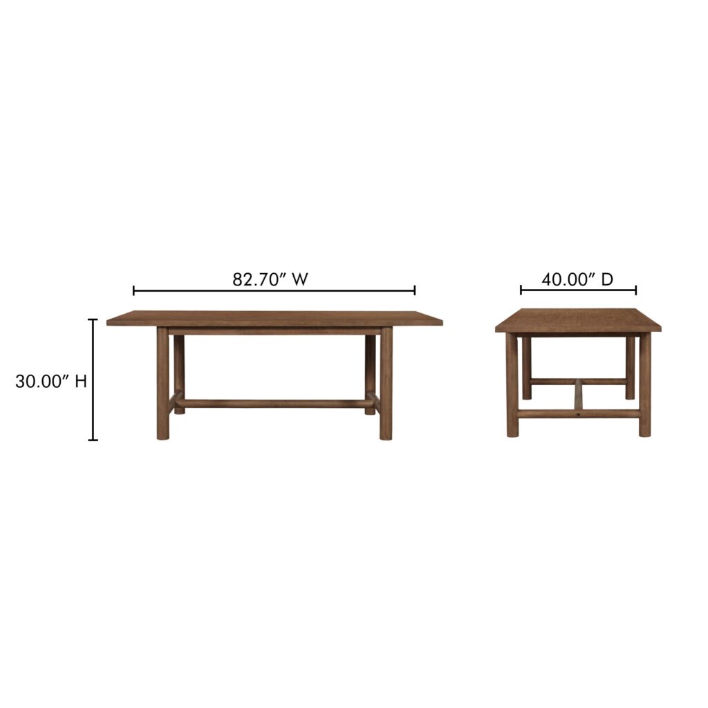 Arden Dining Table Brown - Image 11