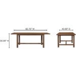 Arden Dining Table Brown FR-1048-20 FR 1048 20 70