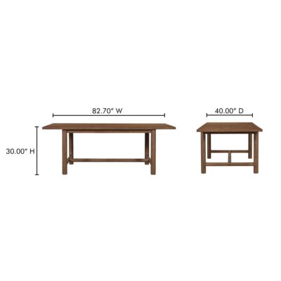 Arden Dining Table Brown FR-1048-20 FR 1048 20 70