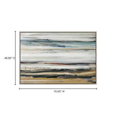 Color Swathe Wall Décor W/Frame Large FX-1145-37 FX 1145 37 70