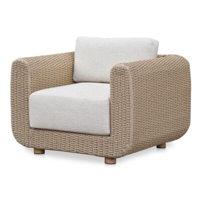 Soma Outdoor Accent Chair Natural GE-1000-24 GE 1000 24 Soma diagL shadsilo