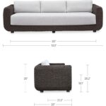 Soma Outdoor Sofa Dark Brown GE-1001-20 GE 1001 20 70