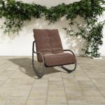 Lyra Outdoor Rocking Chair Brown GE-1002-03 GE 1002 03 10