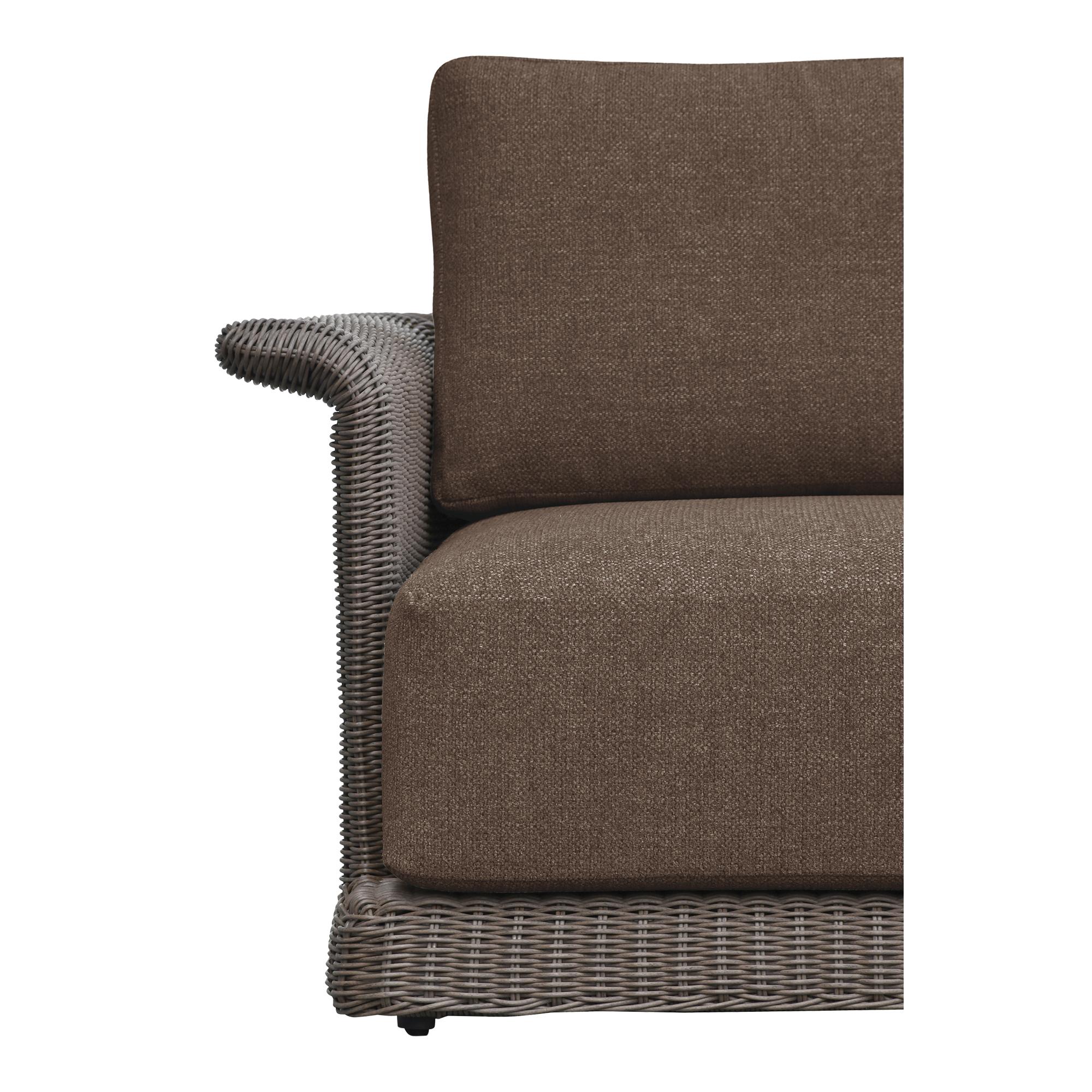 Meredith Outdoor Accent Chair Brown 5 Meredith Outdoor Accent Chair Brown - Image 5