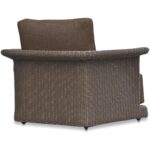 Meredith Outdoor Accent Chair Brown GE-1004-03 GE 1004 03 Meredith diagL back shadsilo
