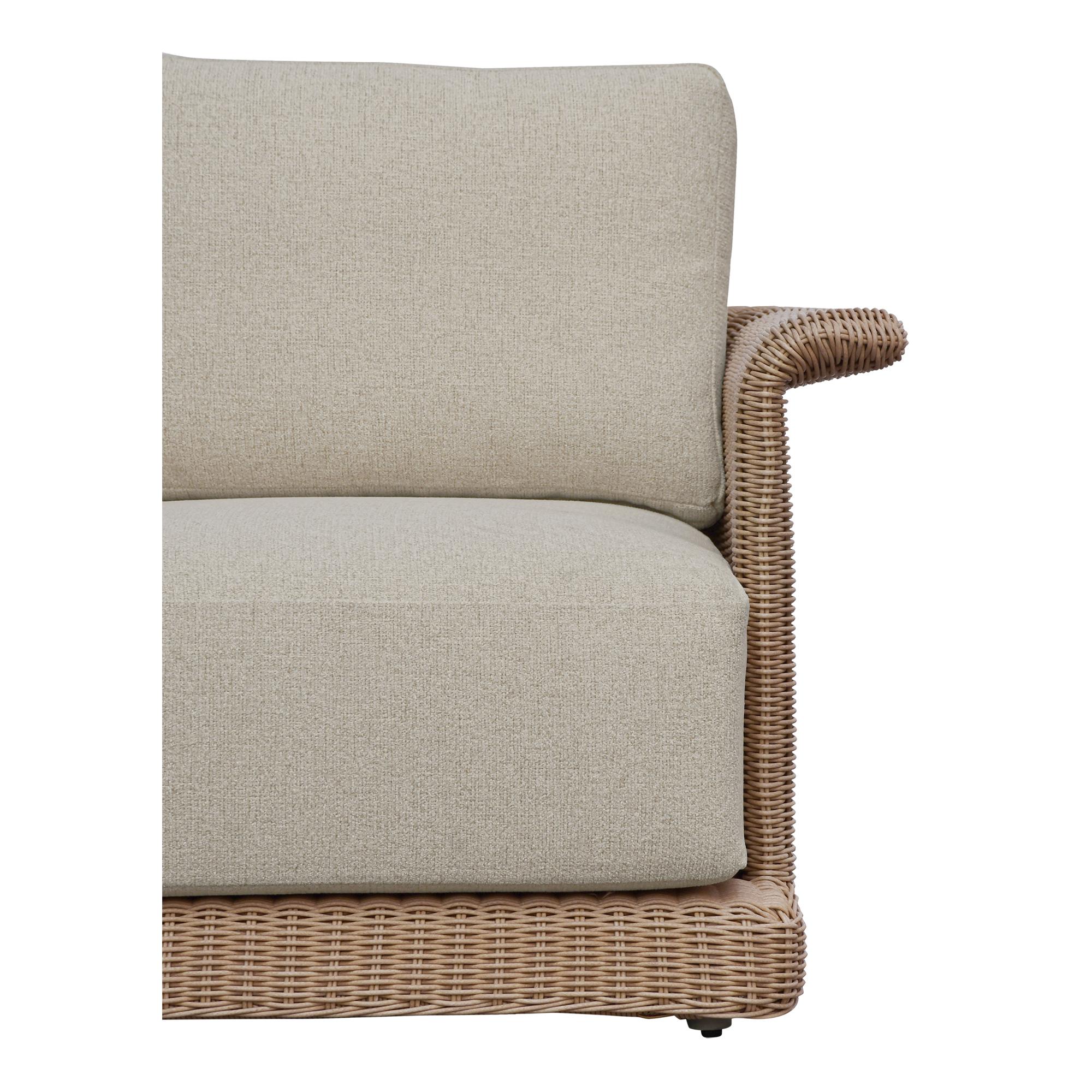 Meredith Outdoor Accent Chair Beige 5 Meredith Outdoor Accent Chair Beige - Image 5