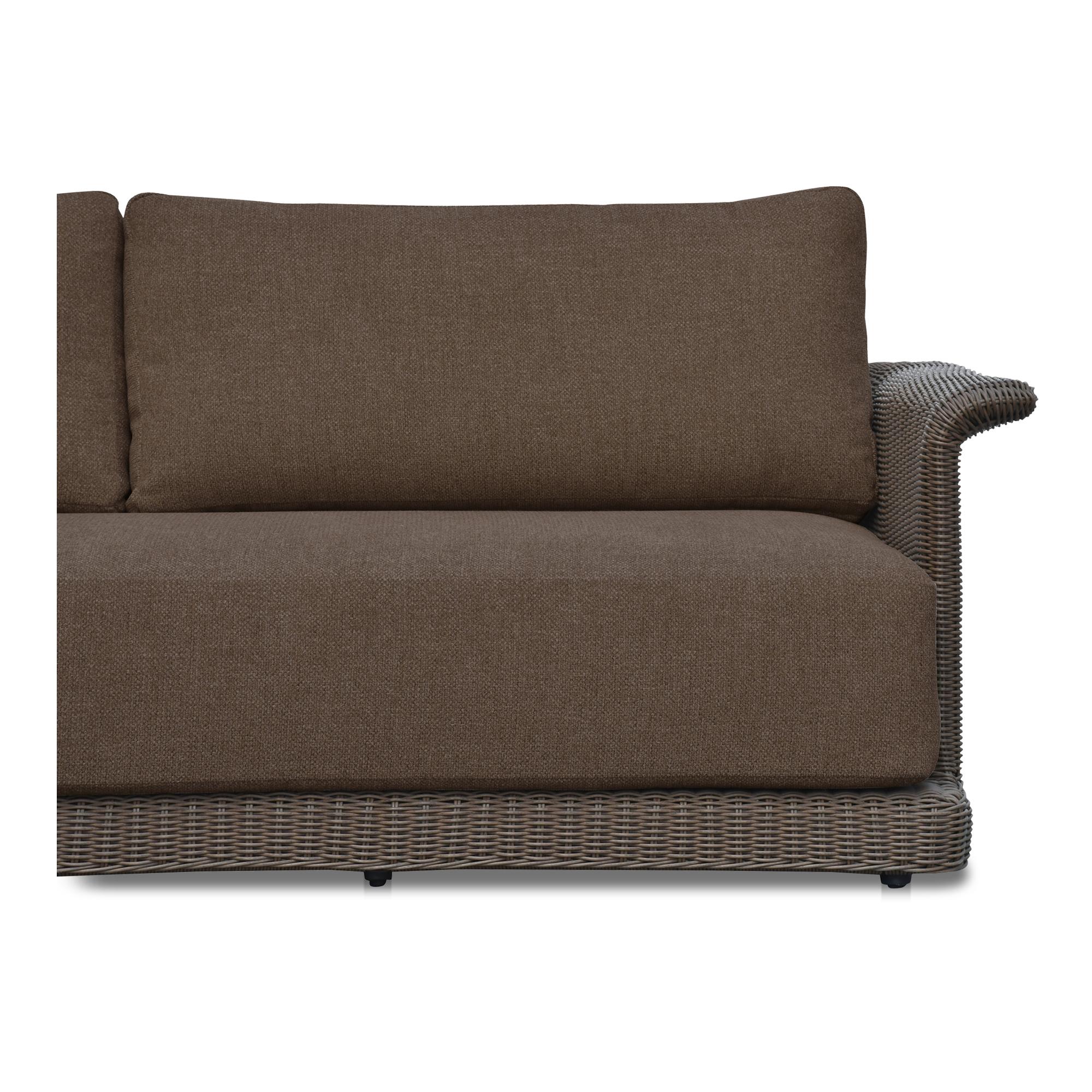 Meredith Outdoor Sofa Brown 5 Meredith Outdoor Sofa Brown - Image 5
