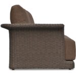 Meredith Outdoor Sofa Brown GE-1005-03 GE 1005 03 Meredith side left shadsilo