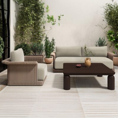 Meredith Outdoor Sofa Beige