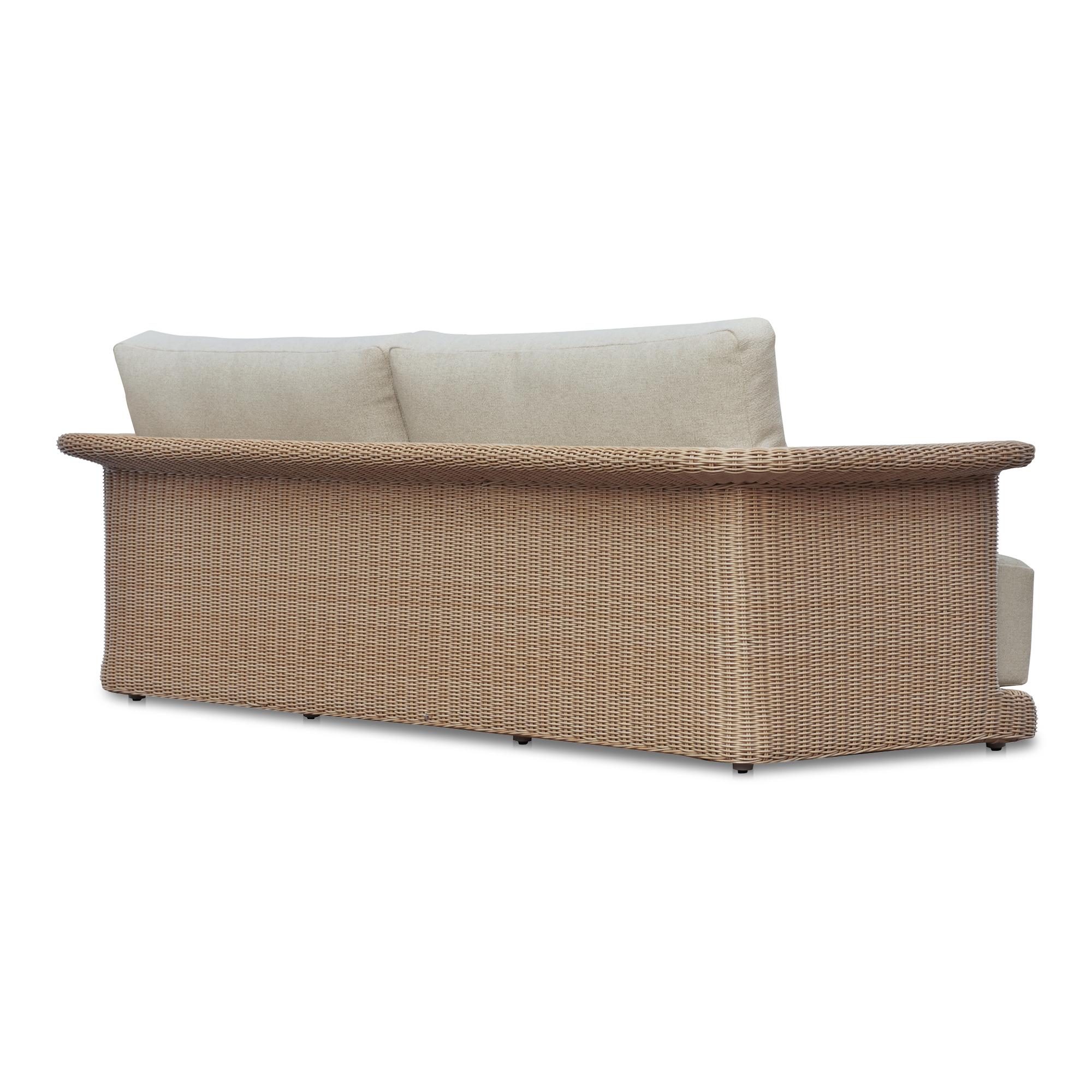 Meredith Outdoor Sofa Beige 2 Meredith Outdoor Sofa Beige - Image 2