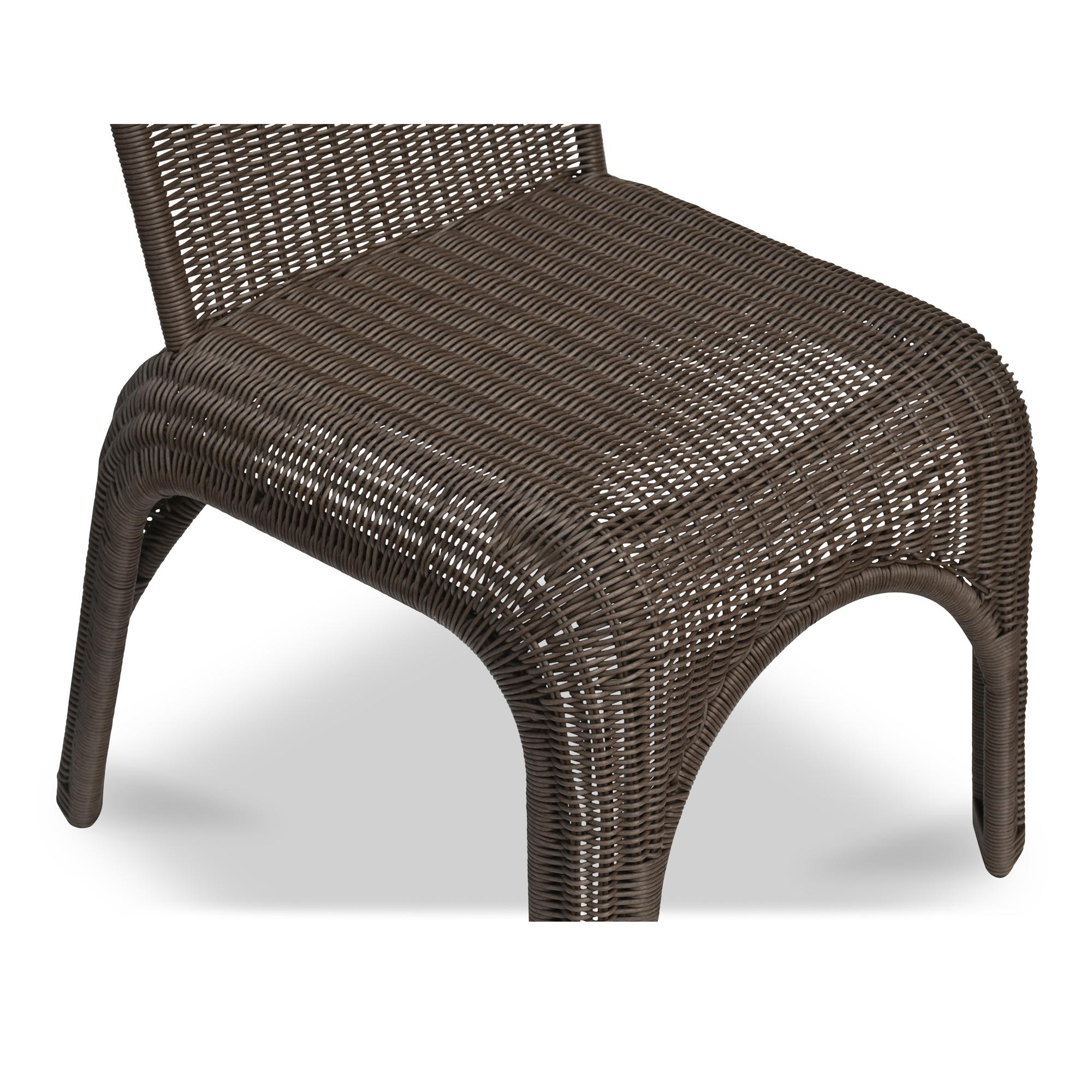 Kendall Outdoor Dining Chair Brown-Set of Two 7 Kendall Outdoor Dining Chair Brown-Set of Two - Image 7