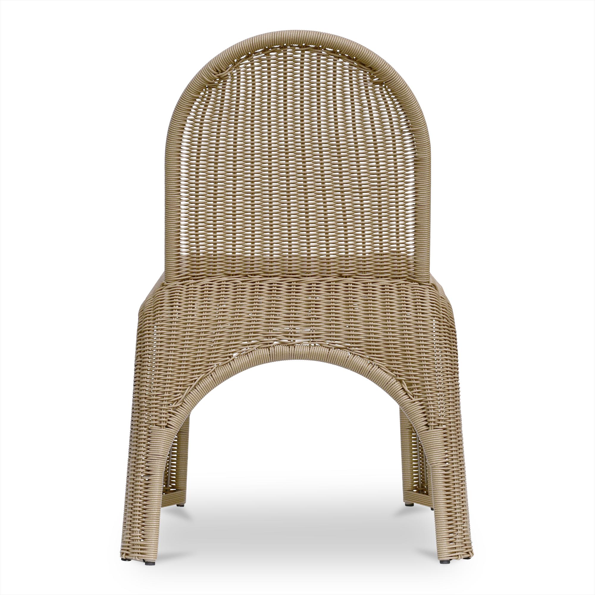 Kendall Outdoor Dining Chair Natural-Set of Two 6 Kendall Outdoor Dining Chair Natural-Set of Two - Image 6