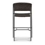 Zola Outdoor Bar Stool Dark Brown GE-1007-20 GE 1007 20 Zola back shadsilo